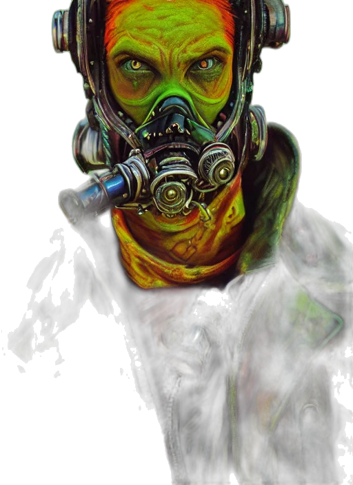 mask, robot, face, creature transparent PNG cut-out