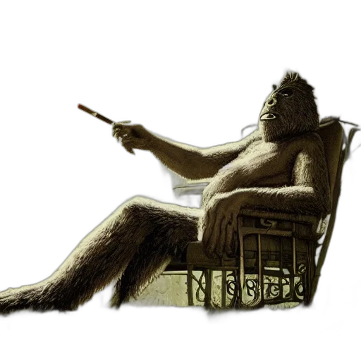 staff, animal, creature, furniture, concept art, fantasy art, comic book art, photorealistic transparent PNG cut-out