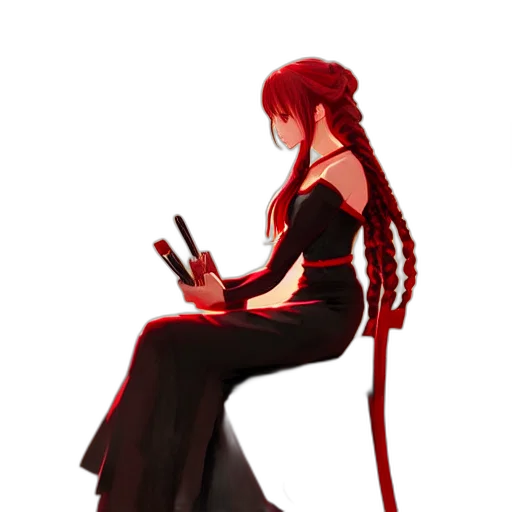 dress, staff, sword, weapon, concept art, pixel art, fantasy art, anime transparent PNG cut-out
