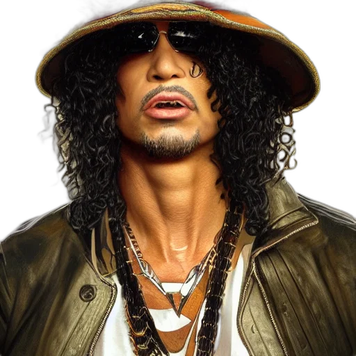 hat, jacket, photorealistic, cartoon, concept art, comic book art, slash, portrait transparent PNG cut-out