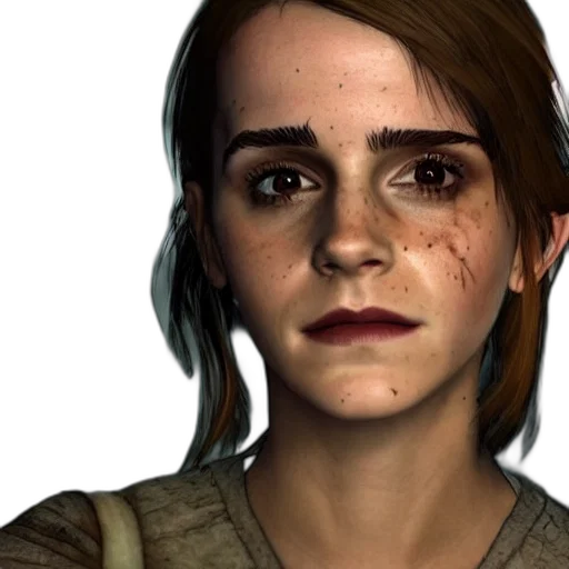 face, concept art, photorealistic, 3d render transparent PNG cut-out