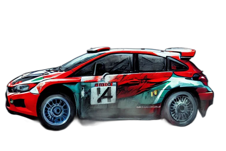 car, concept art, 3d render, fantasy art transparent PNG cut-out