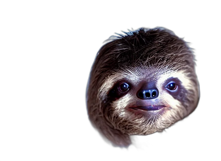 animal, creature, hair, face, photorealistic, 3d render, concept art, film transparent PNG cut-out