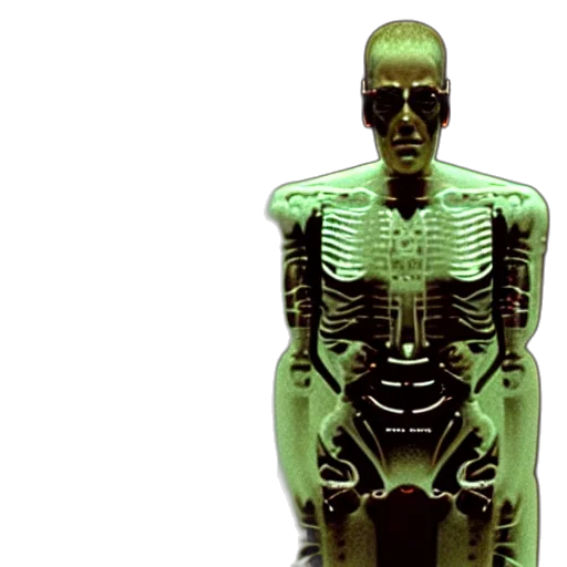 robot, creature, 3d render, concept art transparent PNG cut-out