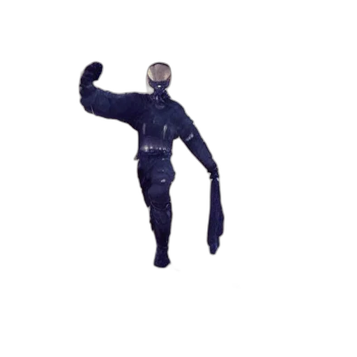 staff, jacket, umbrella, creature, pixel art, concept art, 3d render, photorealistic transparent PNG cut-out