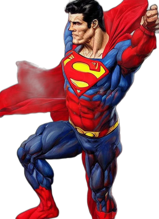 comic book art, concept art, cartoon, photorealistic, portrait, crossfit, bodybuilder, sprinter transparent PNG cut-out