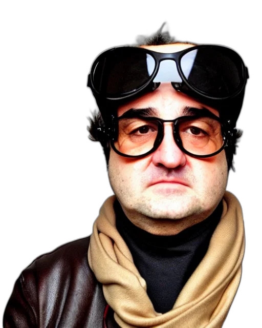 jacket, face, staff, hat transparent PNG cut-out