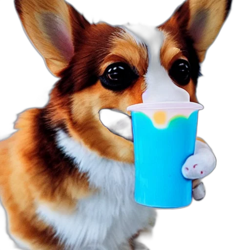 food, animal, staff, creature, photorealistic, 3d render, vaporwave, concept art transparent PNG cut-out