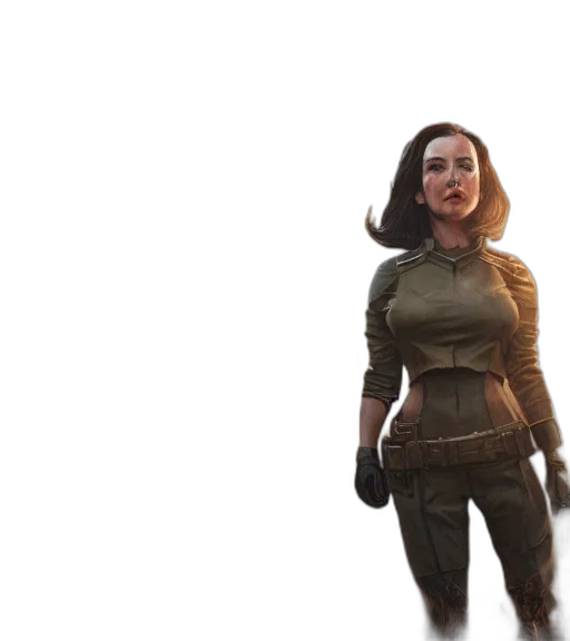 staff, weapon, concept art, 3d render, fantasy art, comic book art, earth tones, fallout transparent PNG cut-out