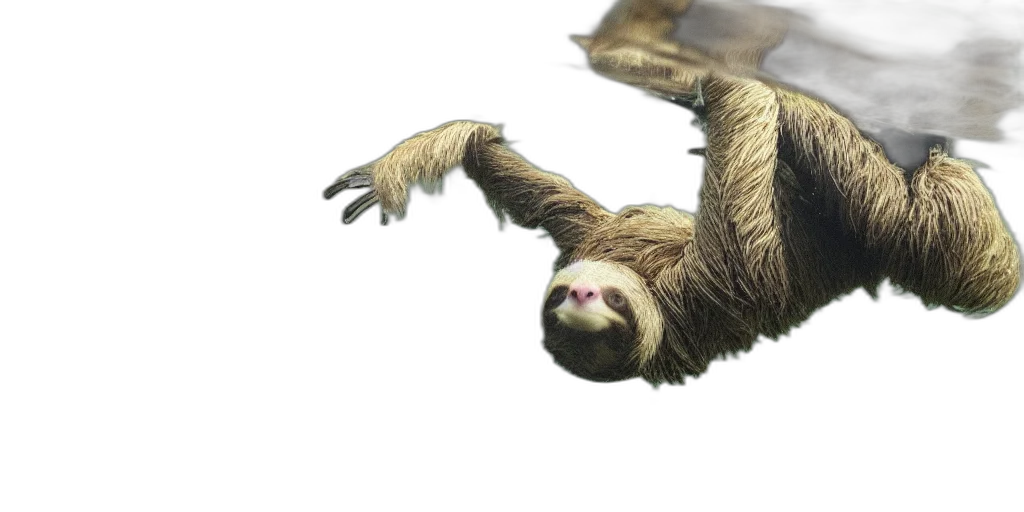 creature, animal, hair, 3d render transparent PNG cut-out