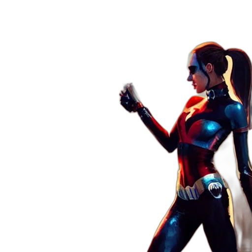 comic book art, concept art, 3d render, pixel art transparent PNG cut-out