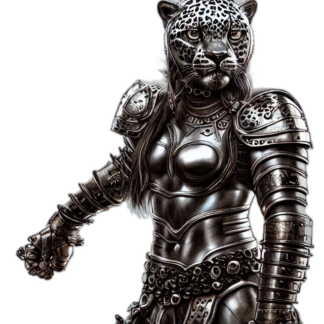 animal, jewelry, 3d render, concept art, fantasy art, comic book art, warrior, metal transparent PNG cut-out