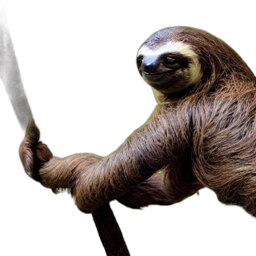 animal, staff, creature, sword, concept art, photorealistic, 3d render, fought transparent PNG cut-out