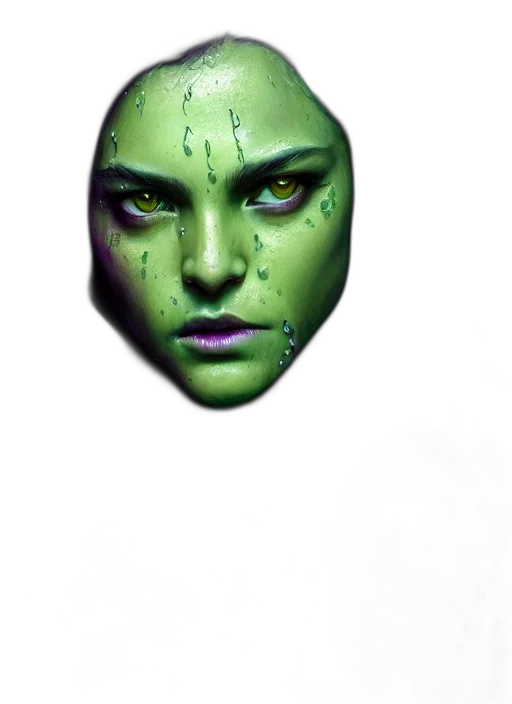 mask, face, creature, jewelry transparent PNG cut-out