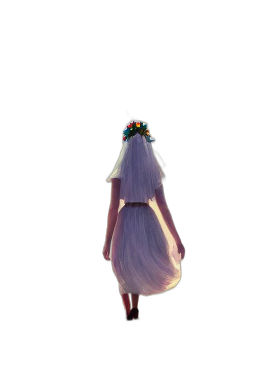 dress, crown, hat, creature transparent PNG cut-out