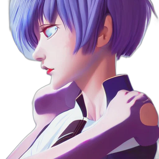 robot, face, jacket, staff transparent PNG cut-out