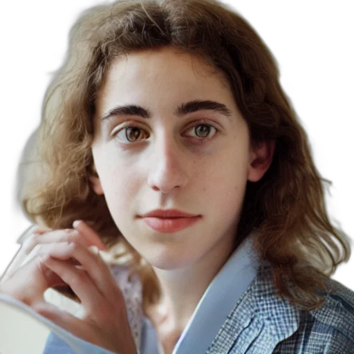 hair, face, jacket, robot transparent PNG cut-out