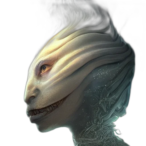 mask, face, creature, dragon, concept art, fantasy art, photorealistic, cyberpunk transparent PNG cut-out
