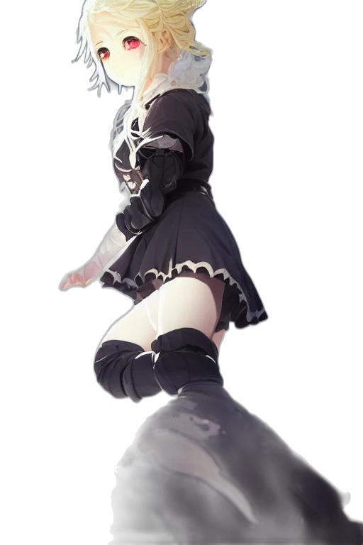 dress, mask, weapon, robot transparent PNG cut-out