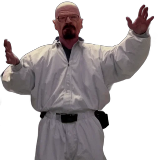 staff, jacket, concept art, 3d render, photorealistic, pixel art, walter, white transparent PNG cut-out