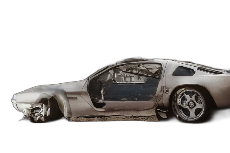 car, concept art, 3d render, photorealistic transparent PNG cut-out