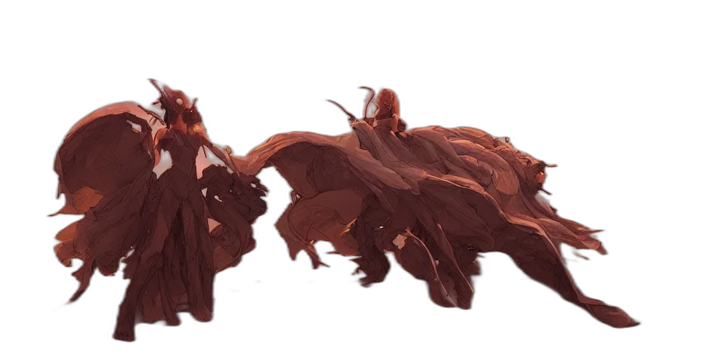 dragon, creature, mask, weapon, concept art, fantasy art, 3d render, watercolor transparent PNG cut-out