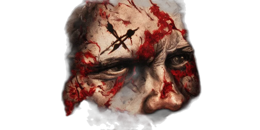 face, mask, photorealistic, concept art transparent PNG cut-out
