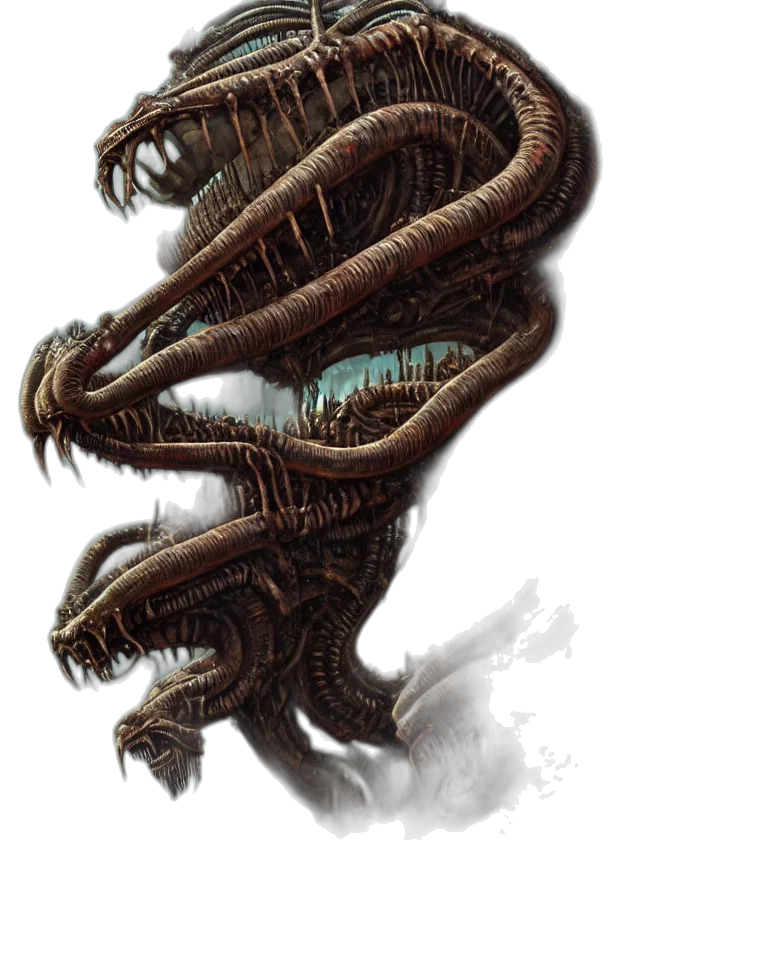 dragon, creature, hair, animal transparent PNG cut-out