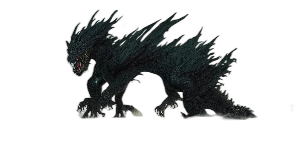 dragon, creature, animal, concept art transparent PNG cut-out