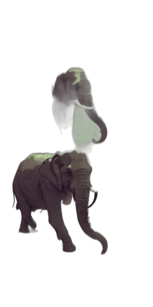 animal, creature, staff, weapon transparent PNG cut-out