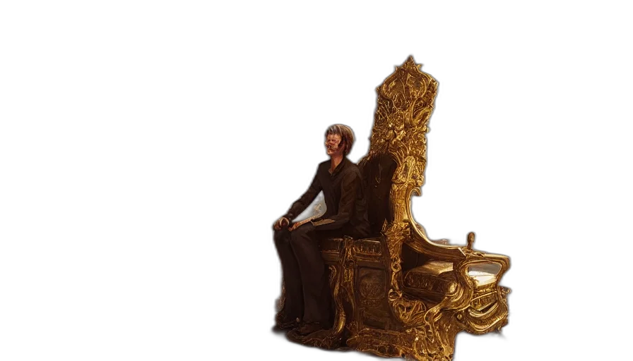 furniture, crown, staff, jewelry transparent PNG cut-out