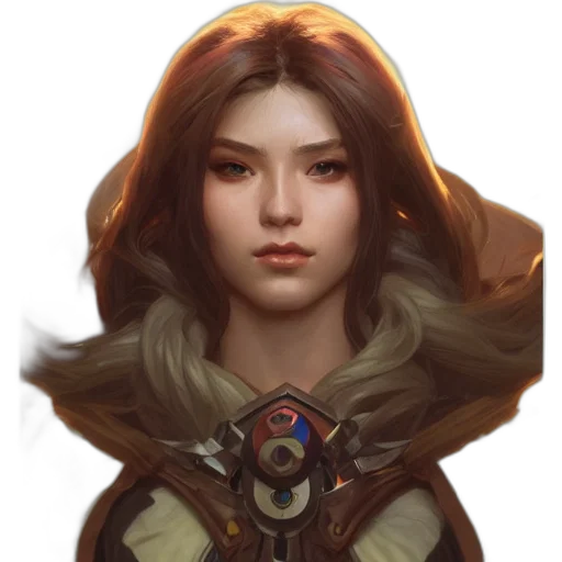 face, staff, mask, fantasy art, concept art, photorealistic, oil painting, golden transparent PNG cut-out