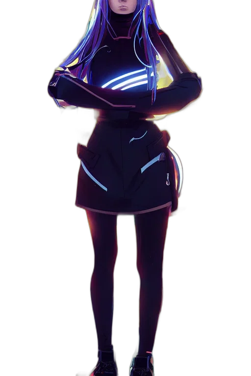 jacket, robot, dress, staff transparent PNG cut-out
