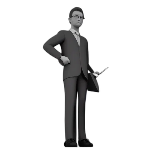 staff, 3d render, cartoon, concept art transparent PNG cut-out