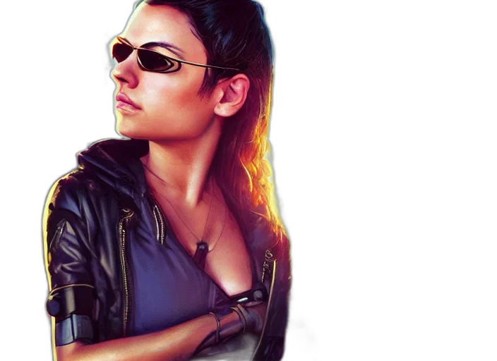 jacket, photorealistic, comic book art, oil painting transparent PNG cut-out