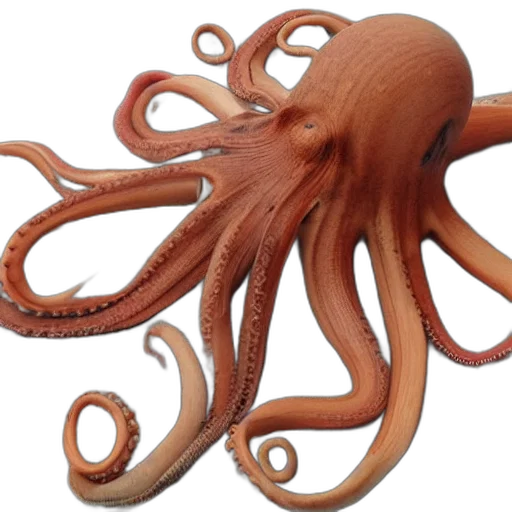 creature, animal, hair, staff, 3d render, concept art, photorealistic, underwater transparent PNG cut-out