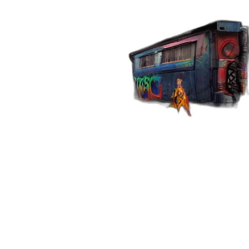 car, robot, staff, weapon transparent PNG cut-out