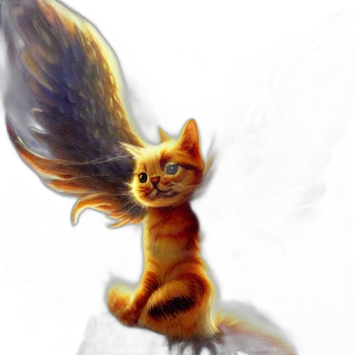 animal, dragon, staff, creature, fantasy art, concept art, photorealistic, oil painting transparent PNG cut-out