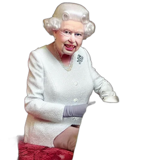crown, hat, dress, creature transparent PNG cut-out