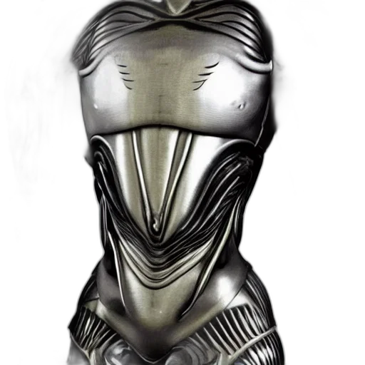 mask, robot, face, jewelry, concept art, 3d render, comic book art, fantasy art transparent PNG cut-out
