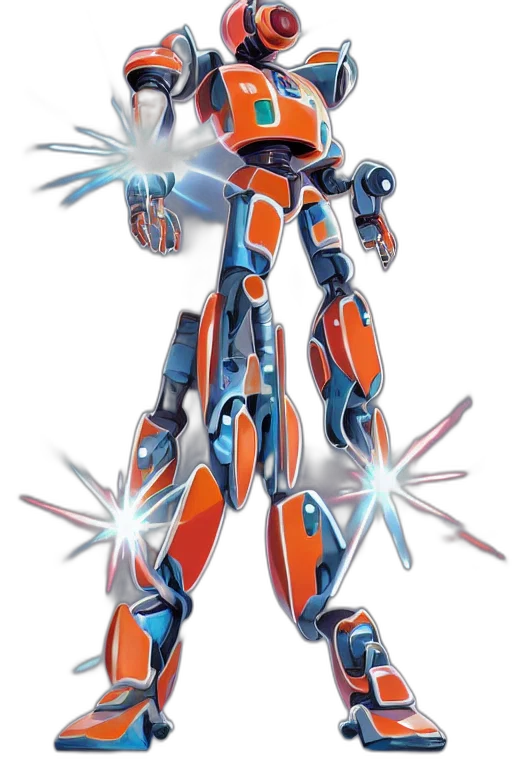 robot, weapon, staff, concept art transparent PNG cut-out
