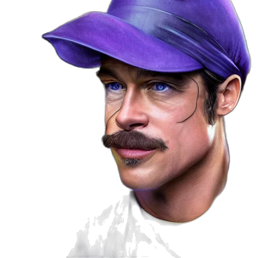 hat, face, staff, photorealistic, concept art, fantasy art, watercolor, brad transparent PNG cut-out