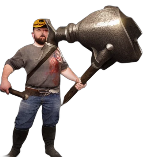 staff, weapon, sword, robot transparent PNG cut-out