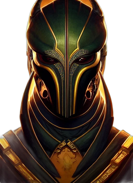 mask, face, robot, creature transparent PNG cut-out