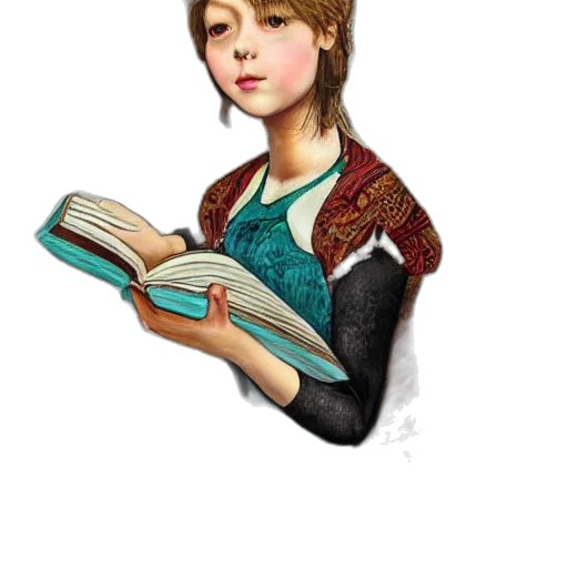 face, staff, dress, photorealistic, fantasy art, oil painting, cartoon, snow transparent PNG cut-out