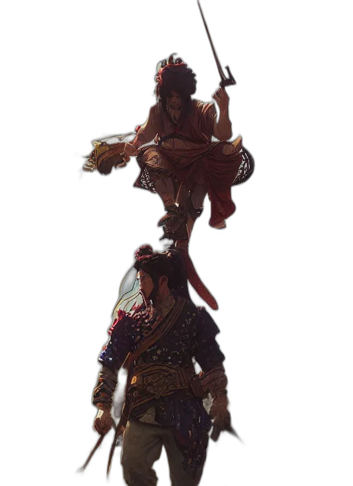 staff, sword, weapon, crown transparent PNG cut-out
