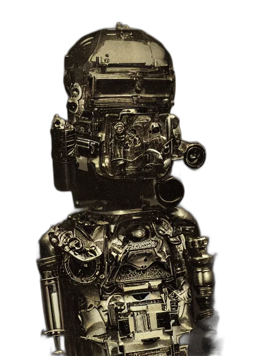robot, face, mask, animal, cyberpunk, concept art, 3d render, comic book art transparent PNG cut-out