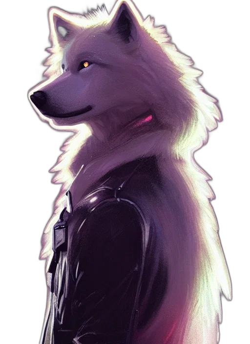 jacket, mask, staff, animal transparent PNG cut-out