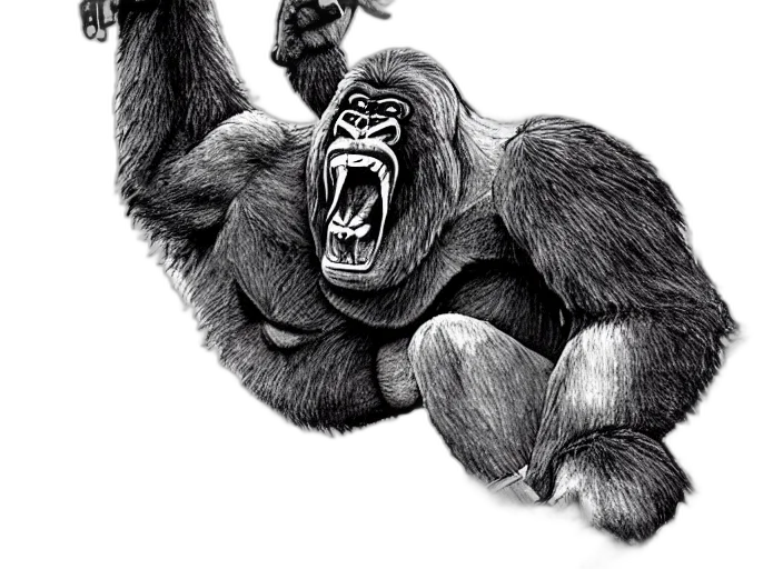 animal, creature, comic book art, concept art transparent PNG cut-out