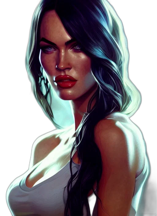 face, dress, fantasy art, comic book art transparent PNG cut-out